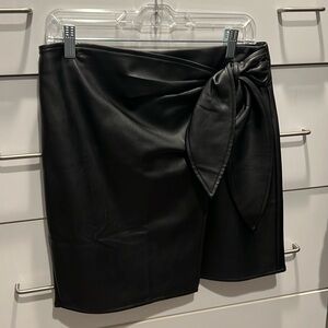 Lucy Paris Leather Skirt